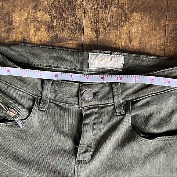 KAOS Lucy, regular flare fit, green jeans, SZ 31 (European) SZ S (USA) - Picture 9 of 11